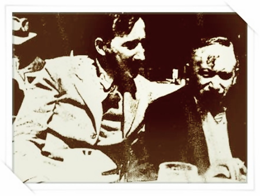 Йозеф Рот (праворуч) в одній кав’ярень 1936р (джерело фото http://lifedays-seite.de/literatur001-42_anhang_roth_bilder.html)