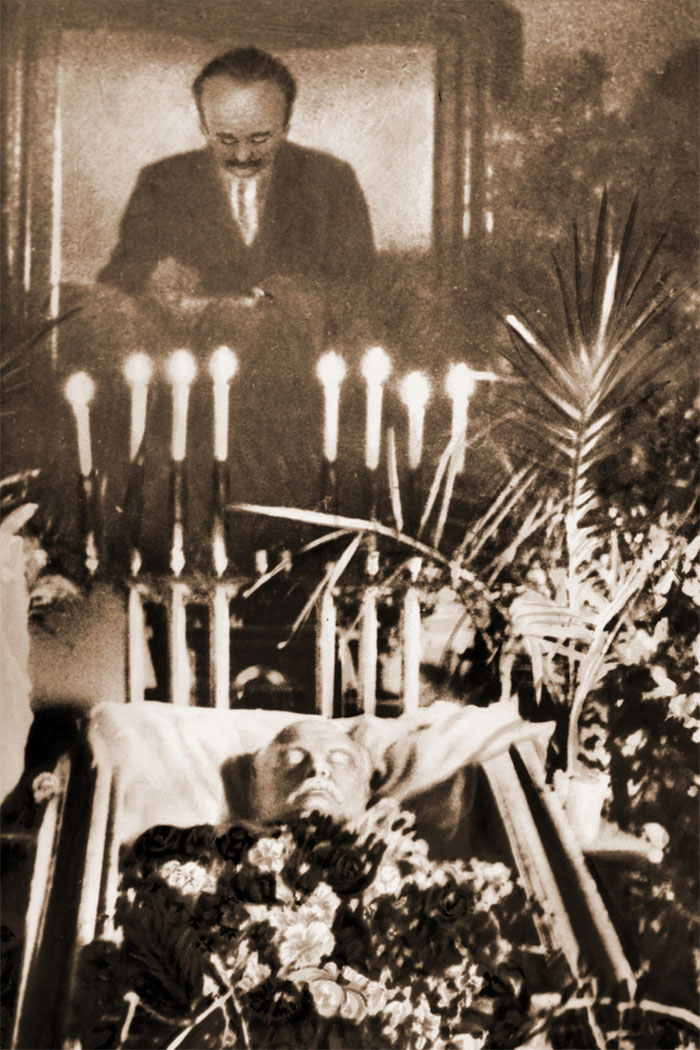 Іван Франко в домовині