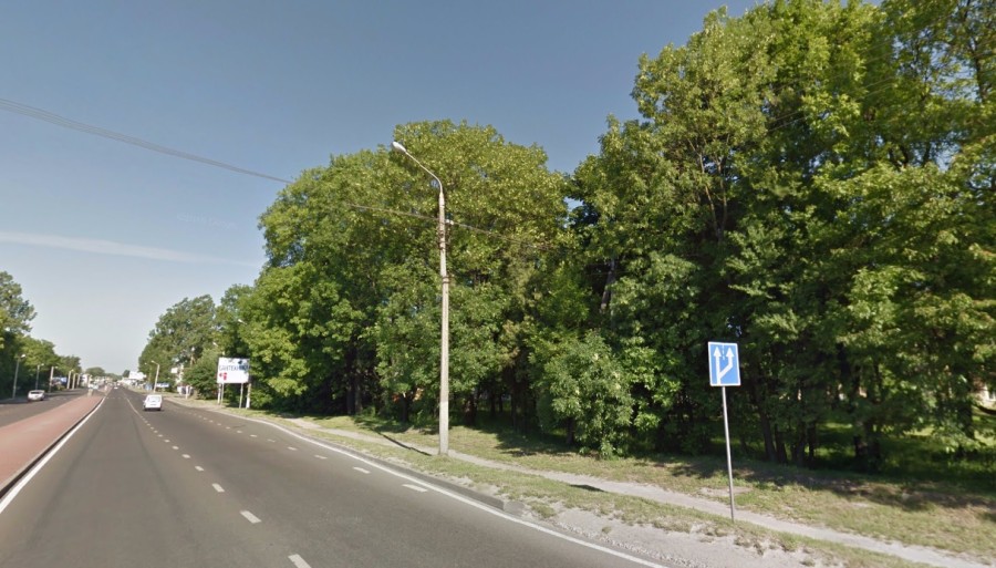 Частина вулиці Городоцької, на котрій одразу після Другої світової війни впав літак