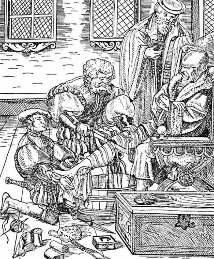 Середньовічний лікар. Фото з hismed.net