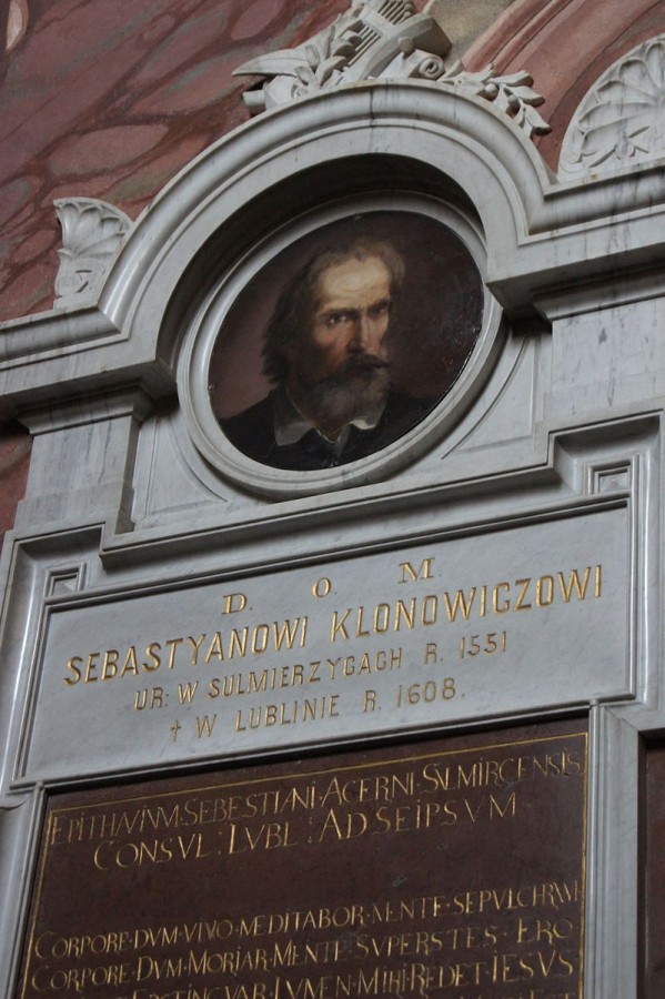 Епітафія Кльоновича в архікатедральному соборі Любліна. Фото з https://uk.wikipedia.org