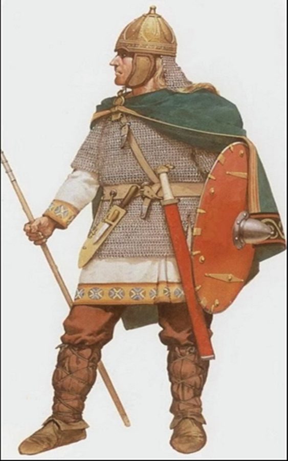 Хорватський воїн. Джерело: http://spadok.org.ua/bila-chorvatiya/rannoserednovichne-misto-na-verchnomu-dnistri