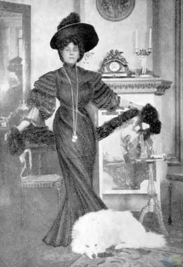 Акторка у домашній обстановці, початок ХХ ст.