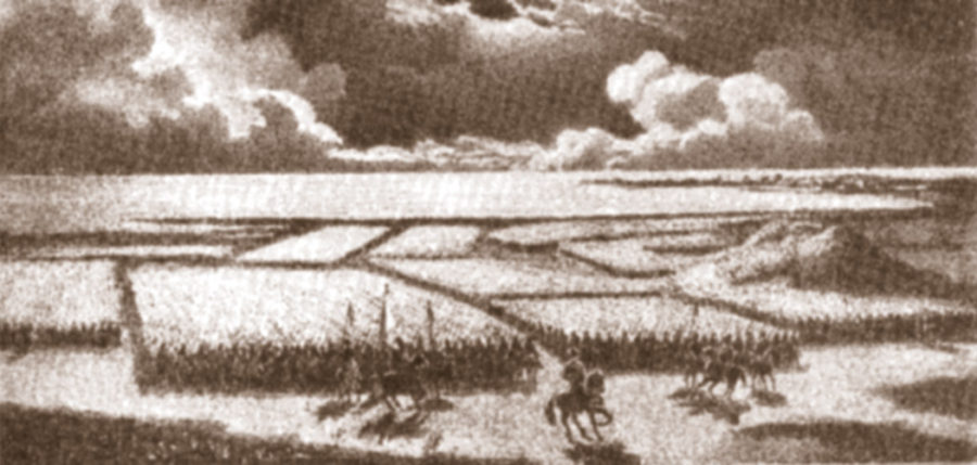 Зображення козацького війська під час походу. Фото з history-poltava.org.ua