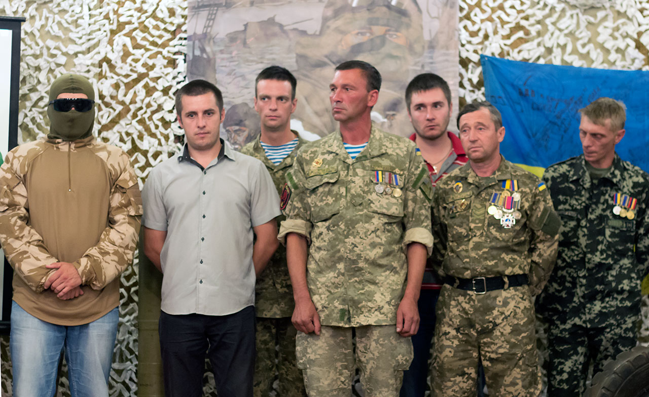 Кіборги на презентації першої книги коміксів про захисників Донецького аеропорту - "Кіборги: історія трьох"