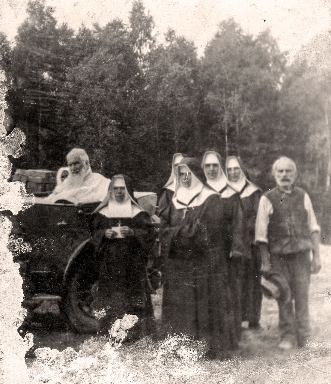 В часі відвідин монастиря Андреєм Шептицьким