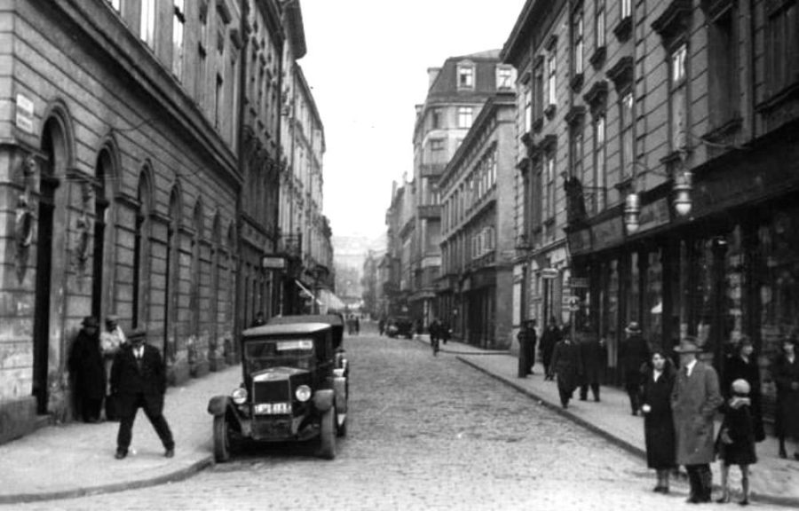 Львів, вулиця Братів Рогатинців у 1920-х роках
