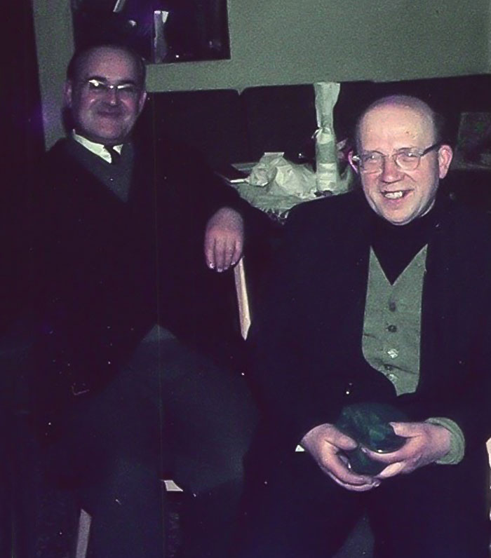 Отець Ян Ярош (праворуч). Світлина 1969 р.