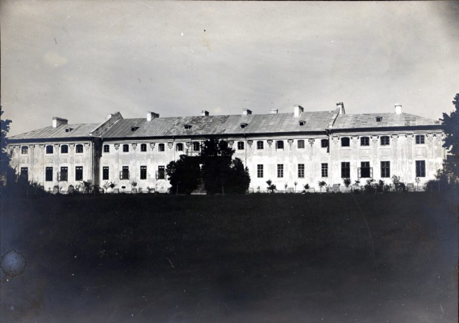 Фасад замку в Бродах. Фото 1910 року