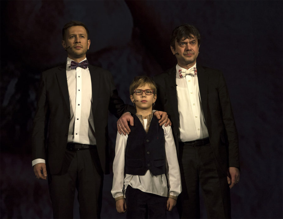 Остап, Дмитро та Богдан (молодший) Ступки. Фото: Ксенія Янко