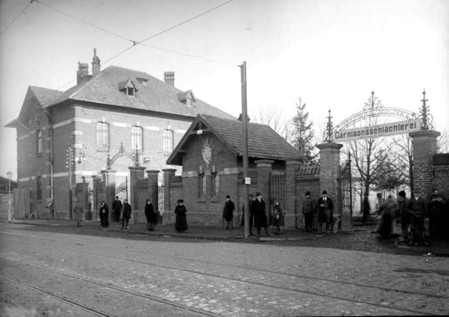 Львівська міська бійня на вул. Промисловій №54, 1920-ті рр.