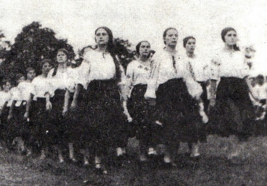 Посестри (сокілки) на здвигу, 1934р.