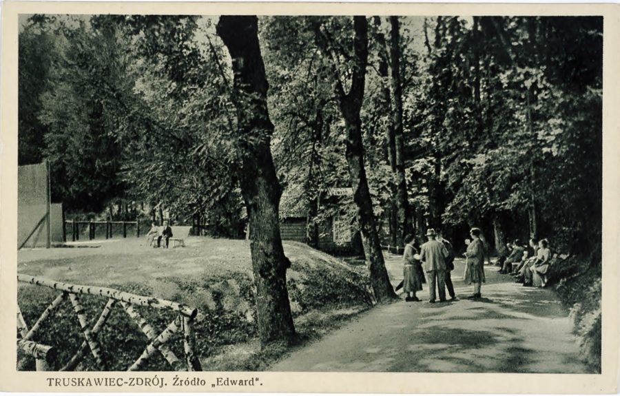 Центральна алея курортного парку, поч. ХХ ст.