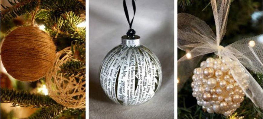 Ялинкові прикраси власноруч