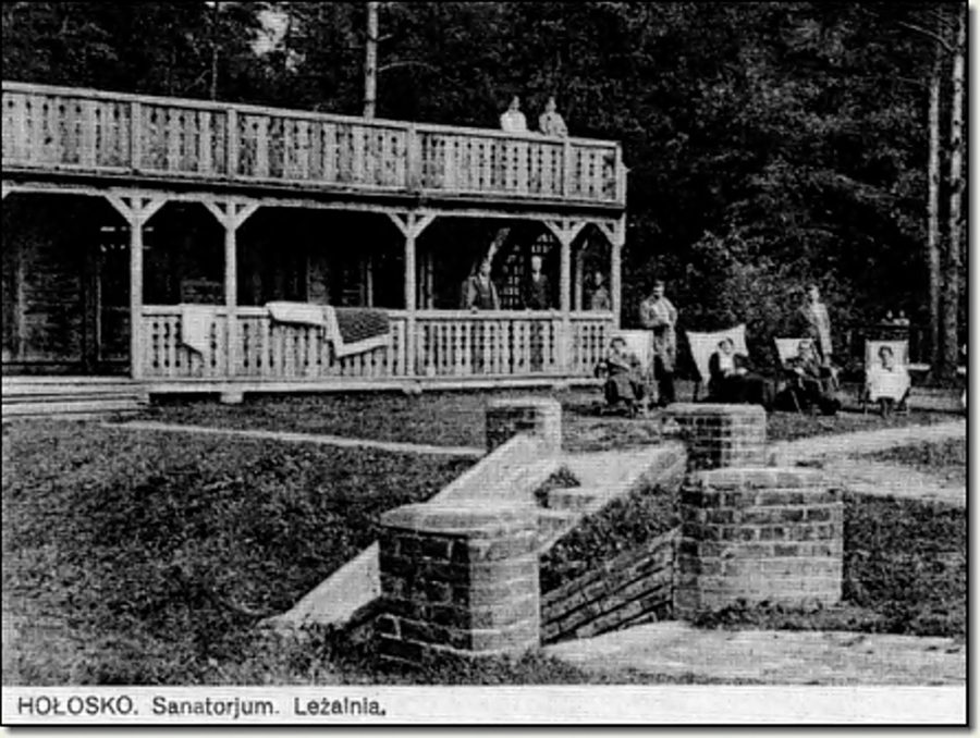 Санаторій в Голоско, 1920-ті рр.Санаторій в Голоско, 1920-ті рр.