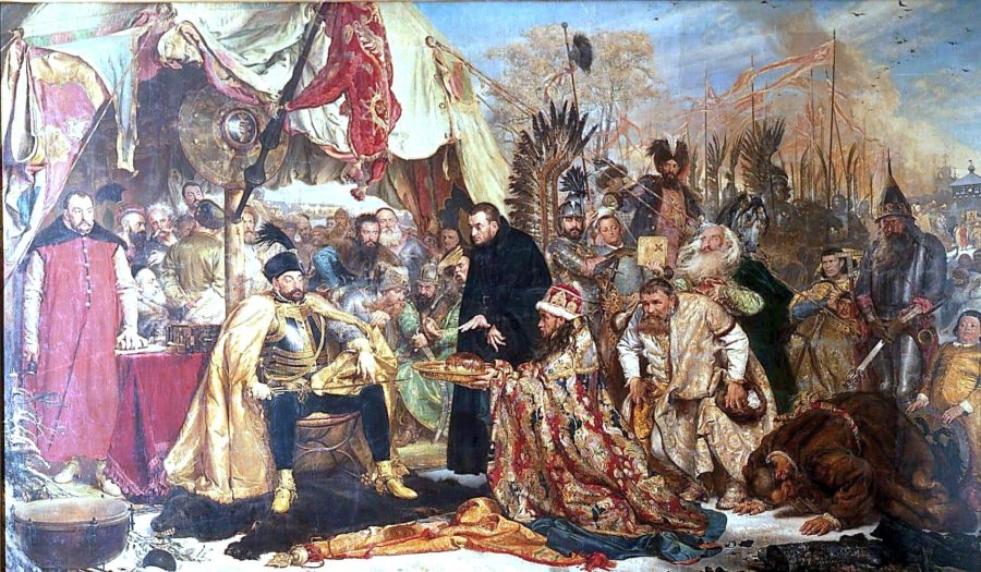 Картина Яна Матейка "Стефан Баторій під Псковом", 1872 рік