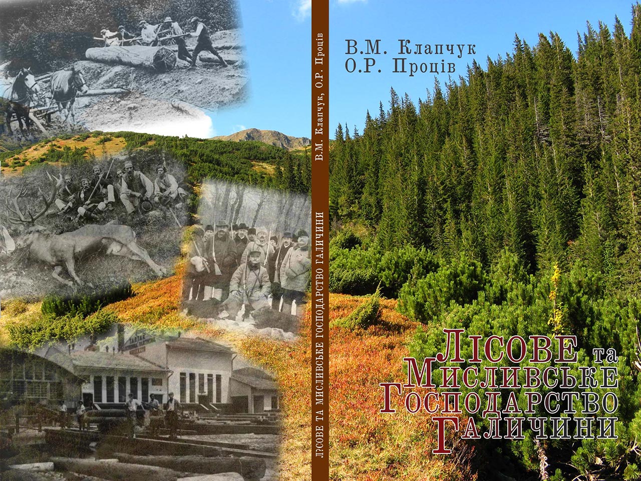 Клапчук В.М., Проців О.Р. Лісове та мисливське господарство Галичини: монографія / Володимир Клапчук, Олег Проців / Прикарпатський національний університет імені Василя Стефаника, Івано-Франківське обласне управління лісового та мисливського господарства. – Івано-Франківськ: Фоліант, 2011. – 432 с., іл. : 165, табл. : 98, бібл. : с. 414–431.