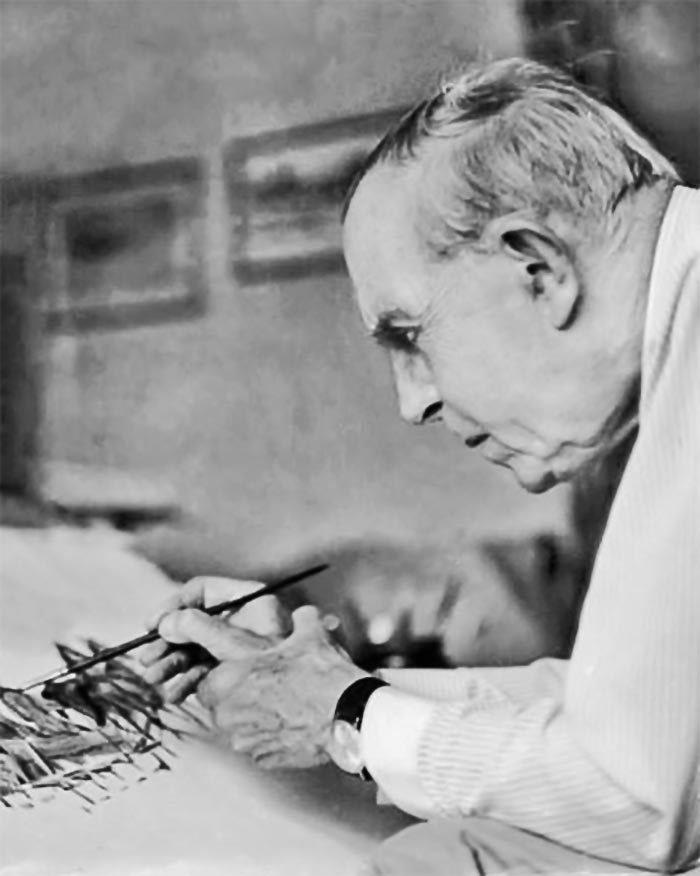 Кароль Коссак за роботою