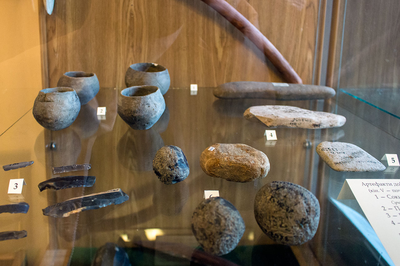 Експозиція виставки „Ярослав Пастернак — дослідник „галицької Трої“