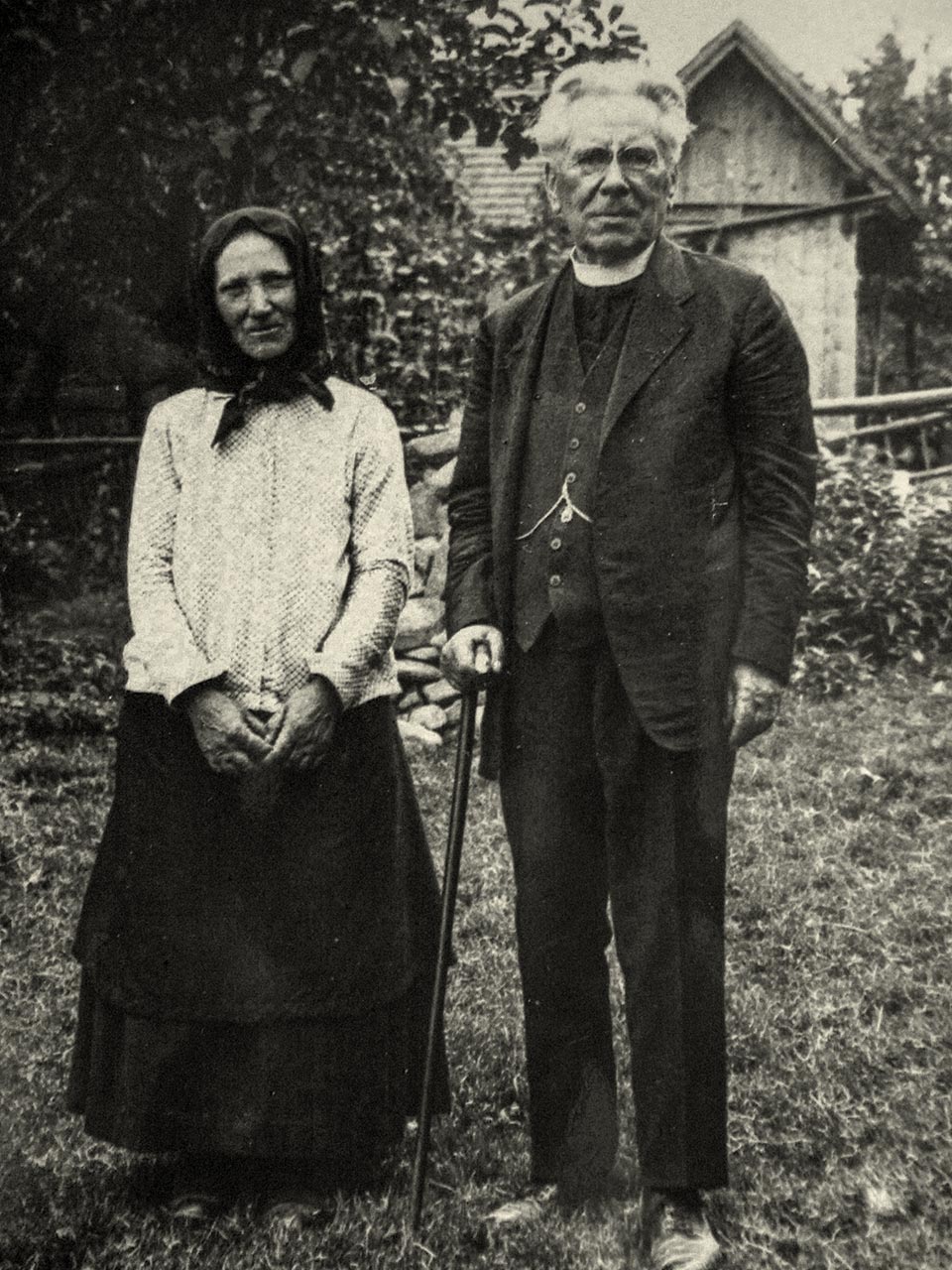 Зустріч о. Олекси Пристая з наймолодшою сестрою Анастасією у Трускавці, 1938 рік