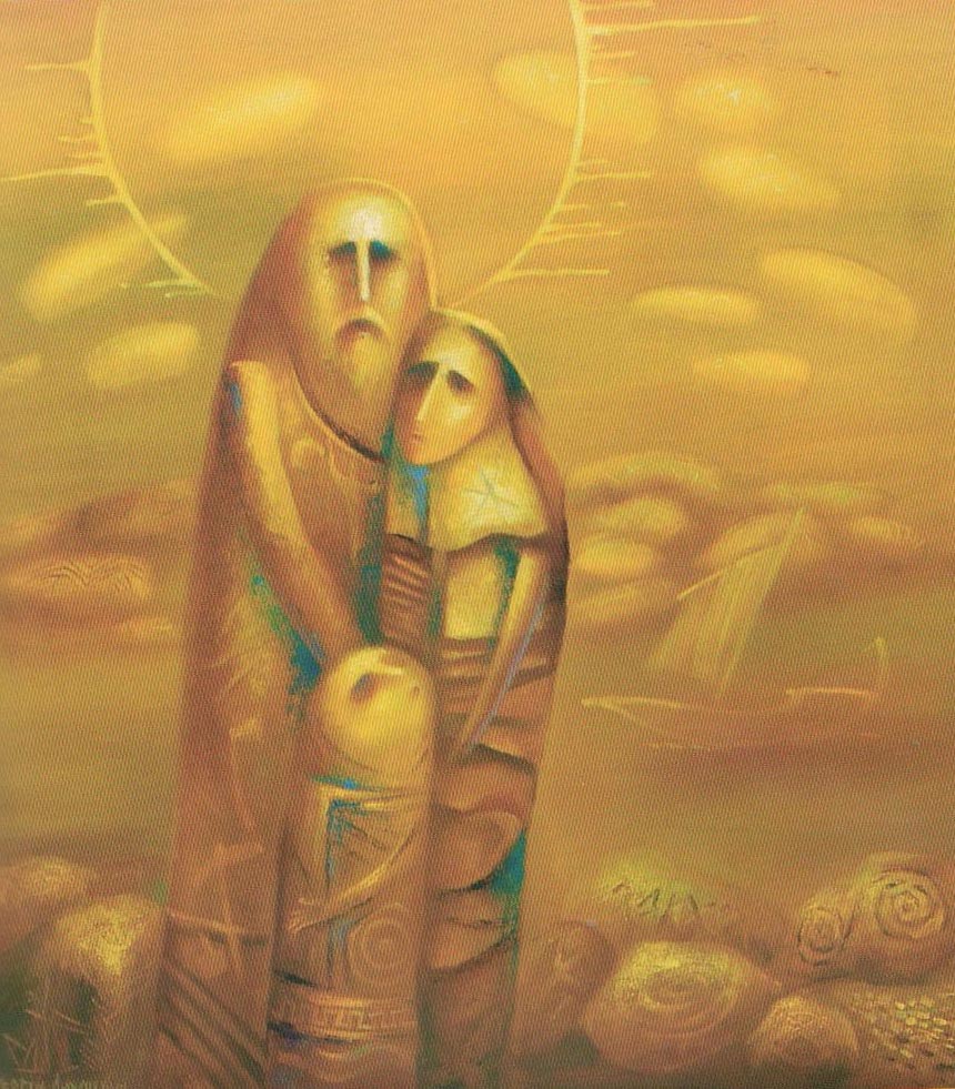 С. Лаушкін. Сім'я