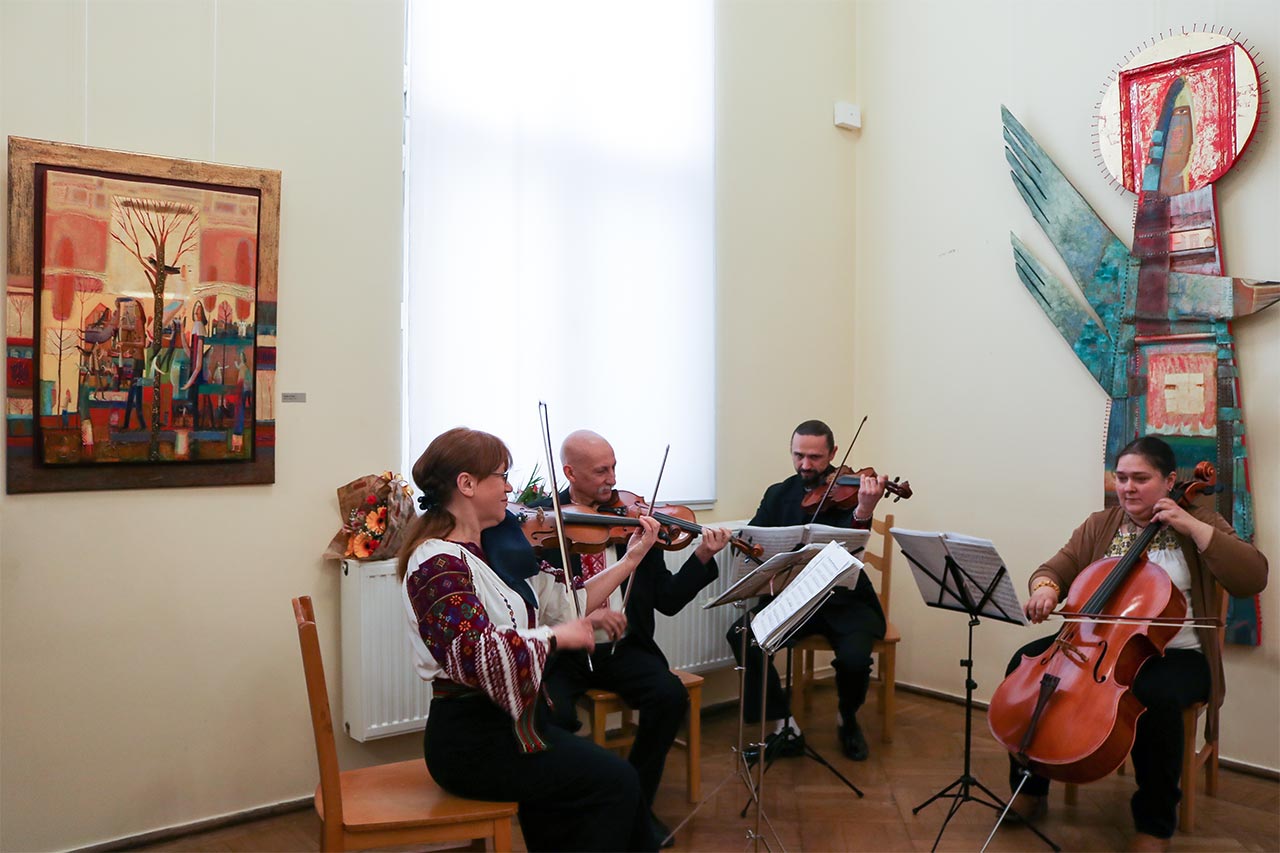 Відкриття виставки „Малярство. Інсталяції“.