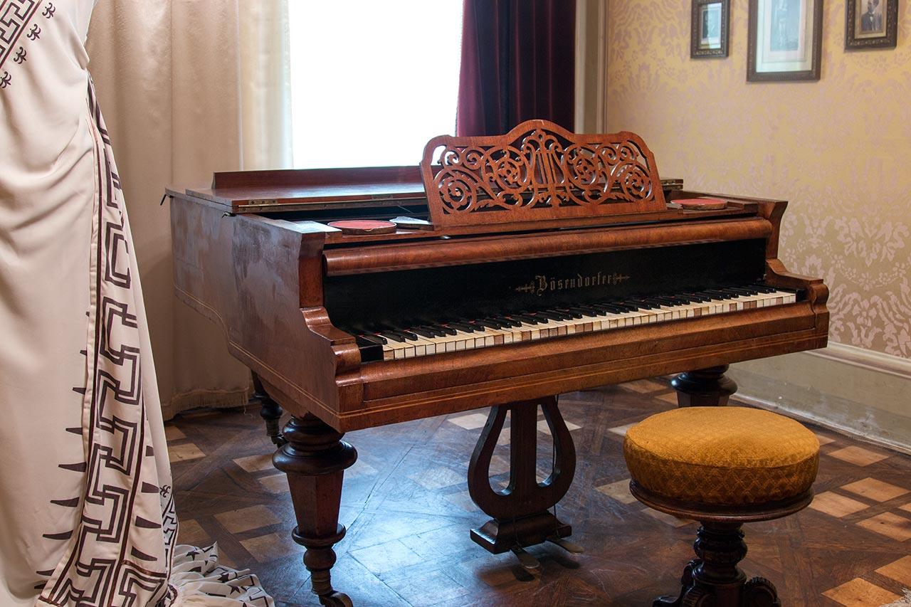 Фортепіано фірми “Bösendorfer” Одарки Бандрівської в експозиції львівського Музею Соломії Крушельницької