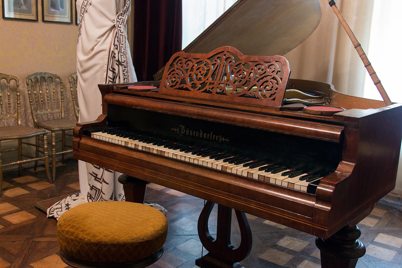 Фортепіано фірми “Bösendorfer” Одарки Бандрівської в експозиції львівського Музею Соломії Крушельницької