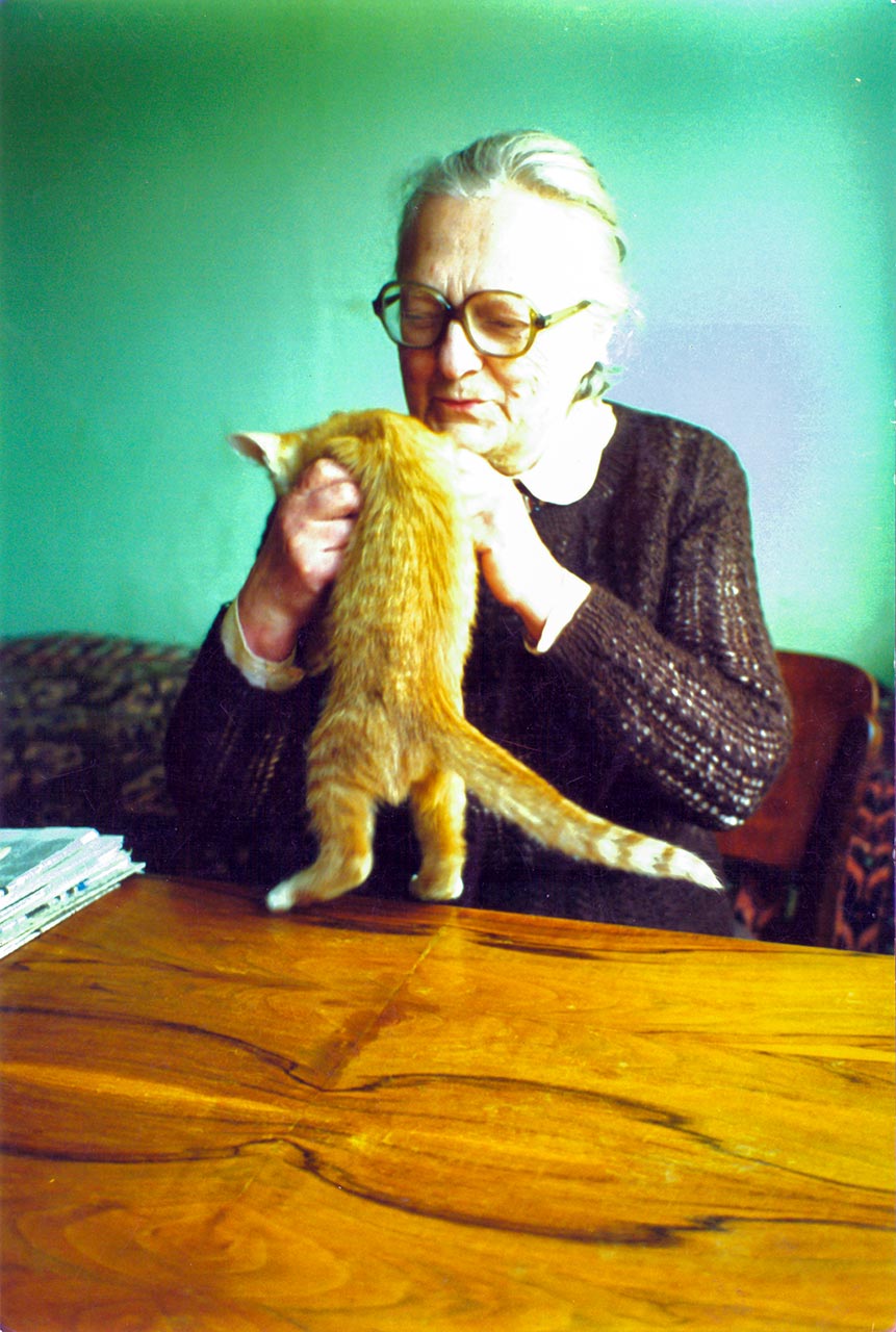 Зеновія Штундер і кіт Рудасик