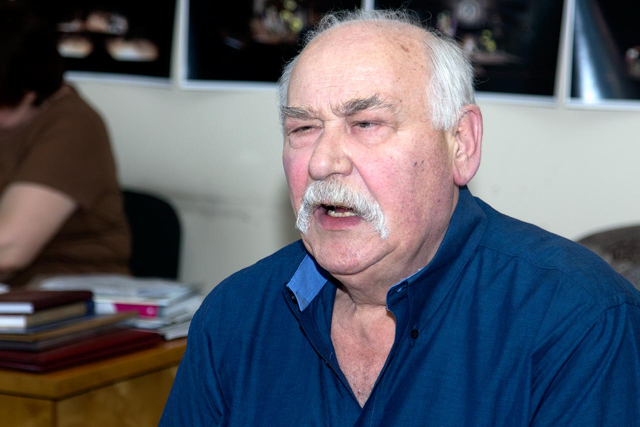 Головний режисер Національного академічного українського драматичного театру імені Марії Заньковецької, народний артист України, лауреат Національної премії України імені Тараса Шевченка Федір Стригун