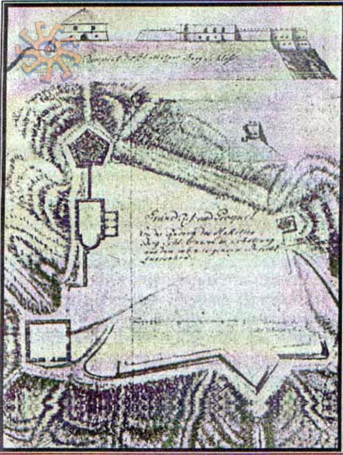 Т.Манковський. План Галицького замку (поч. ХІХ ст.)