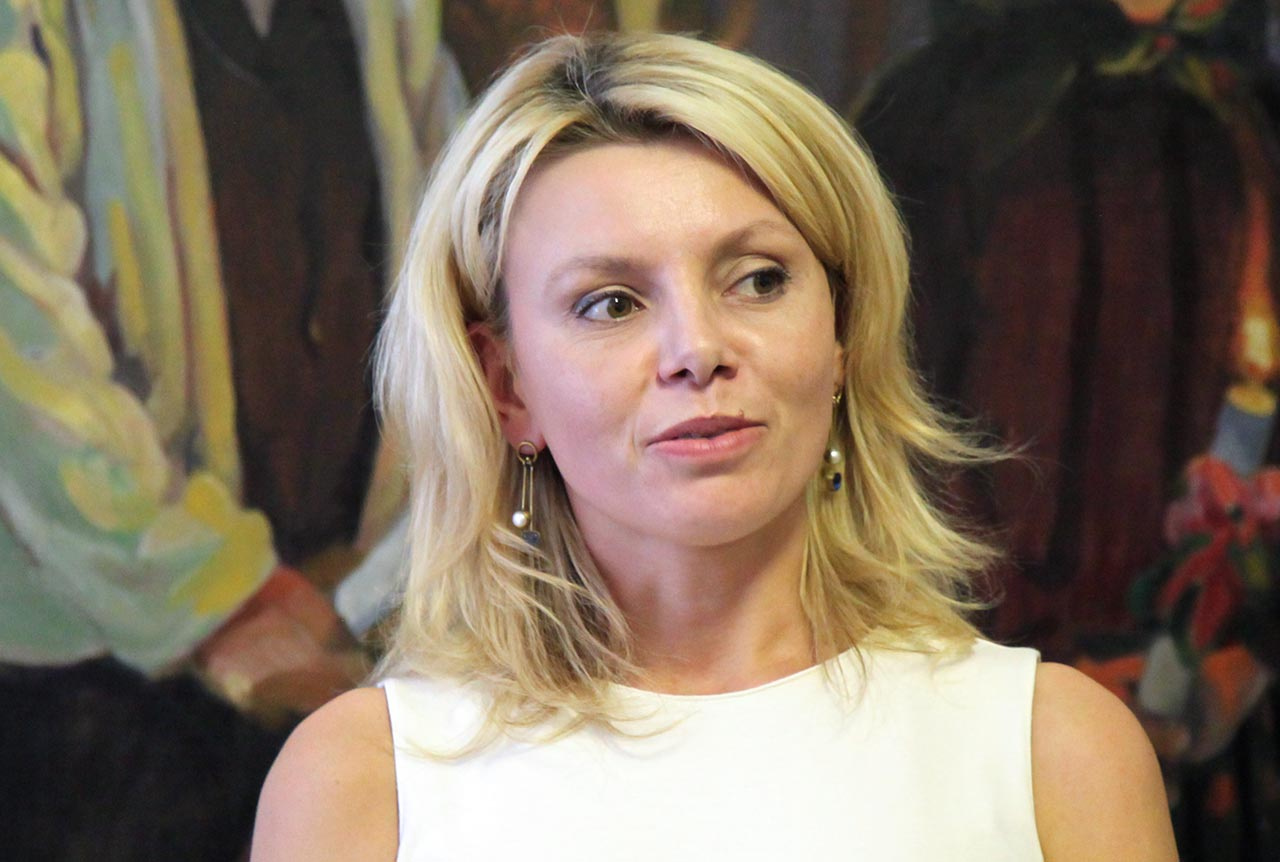 Директор департаменту з питань культури, національностей та релігій Львівської ОДА Мирослава Туркало