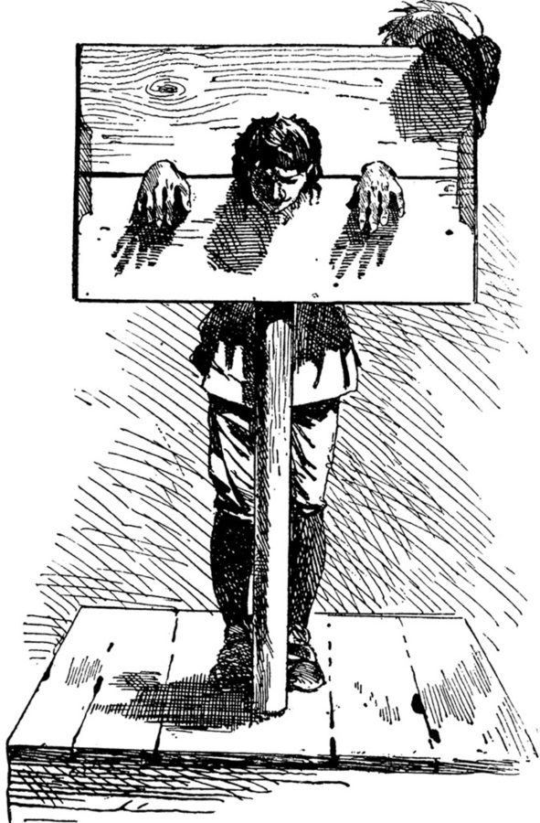 Ганебний стовп, біля якого карали батогом. Зображення з disput.az