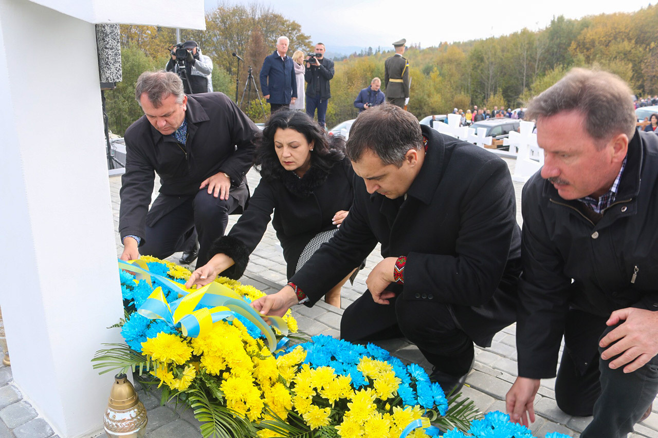 Відкриття Меморіального комплексу полеглим січовикам Карпатської України на Верецькому перевалі