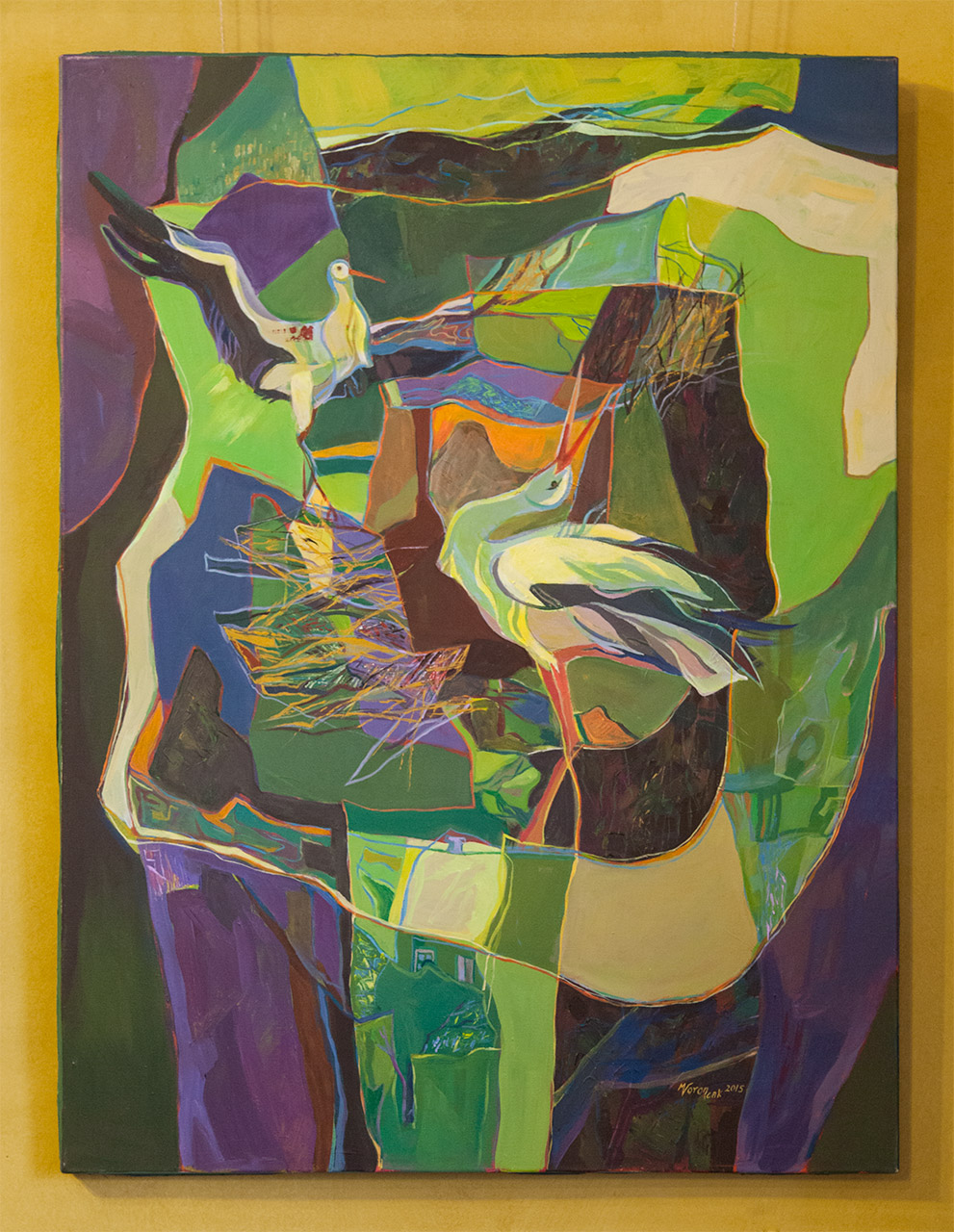 Експозиція виставки Марії Ворончак "Голос землі"