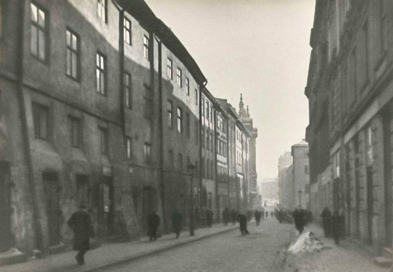 Сучасна вулиця Сербська у Львові, зима 1941 року. Фото Сергія Шиманського