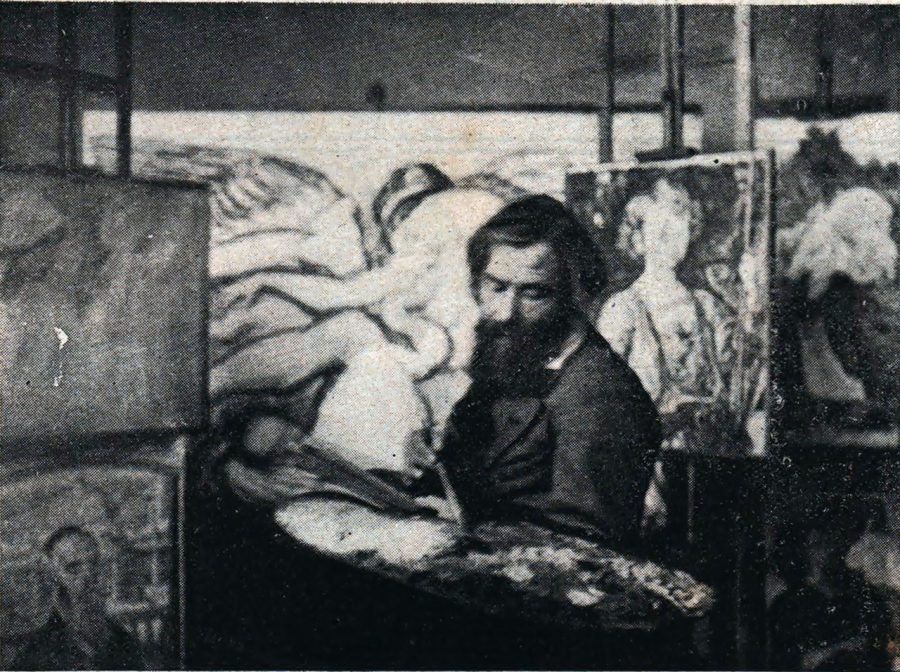 Олека Новаківський в робітні