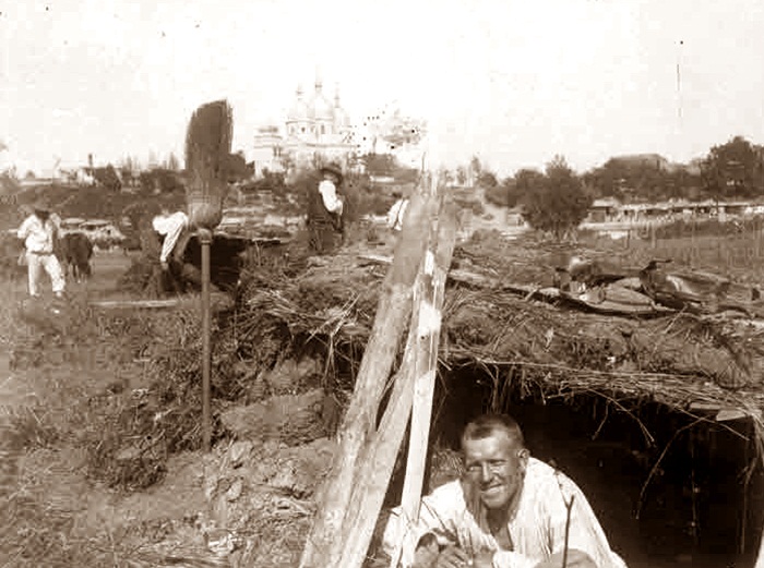 с. Скоморохи Сокальського району Львівської області (1914-1918). Фото з Австрійського державного архіву. 