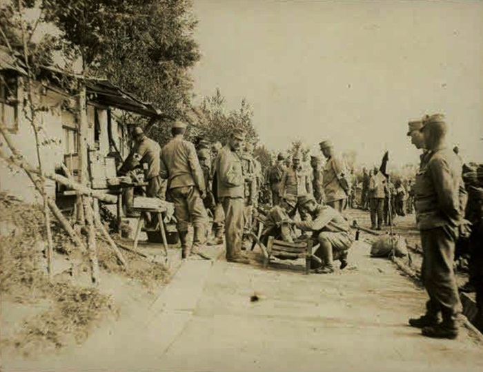 с. Скоморохи Сокальського району Львівської області (1914-1918). Фото з Австрійського державного архіву. 