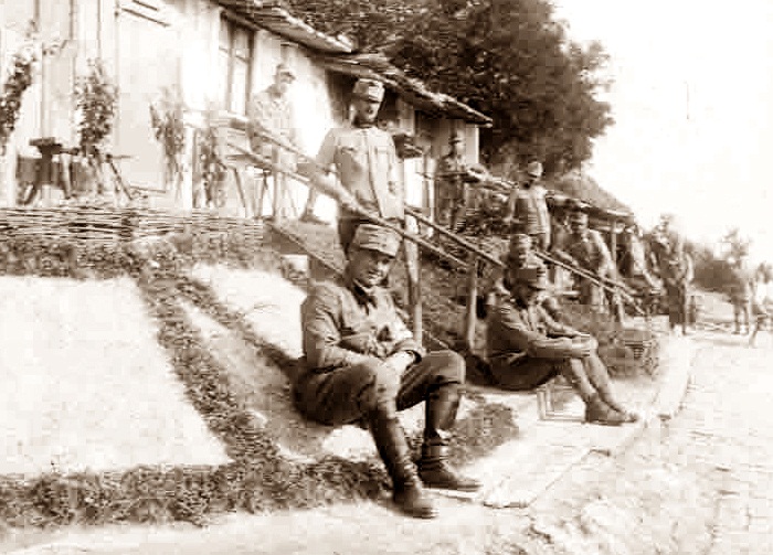с. Скоморохи Сокальського району Львівської області (1914-1918). Фото з Австрійського державного архіву. 