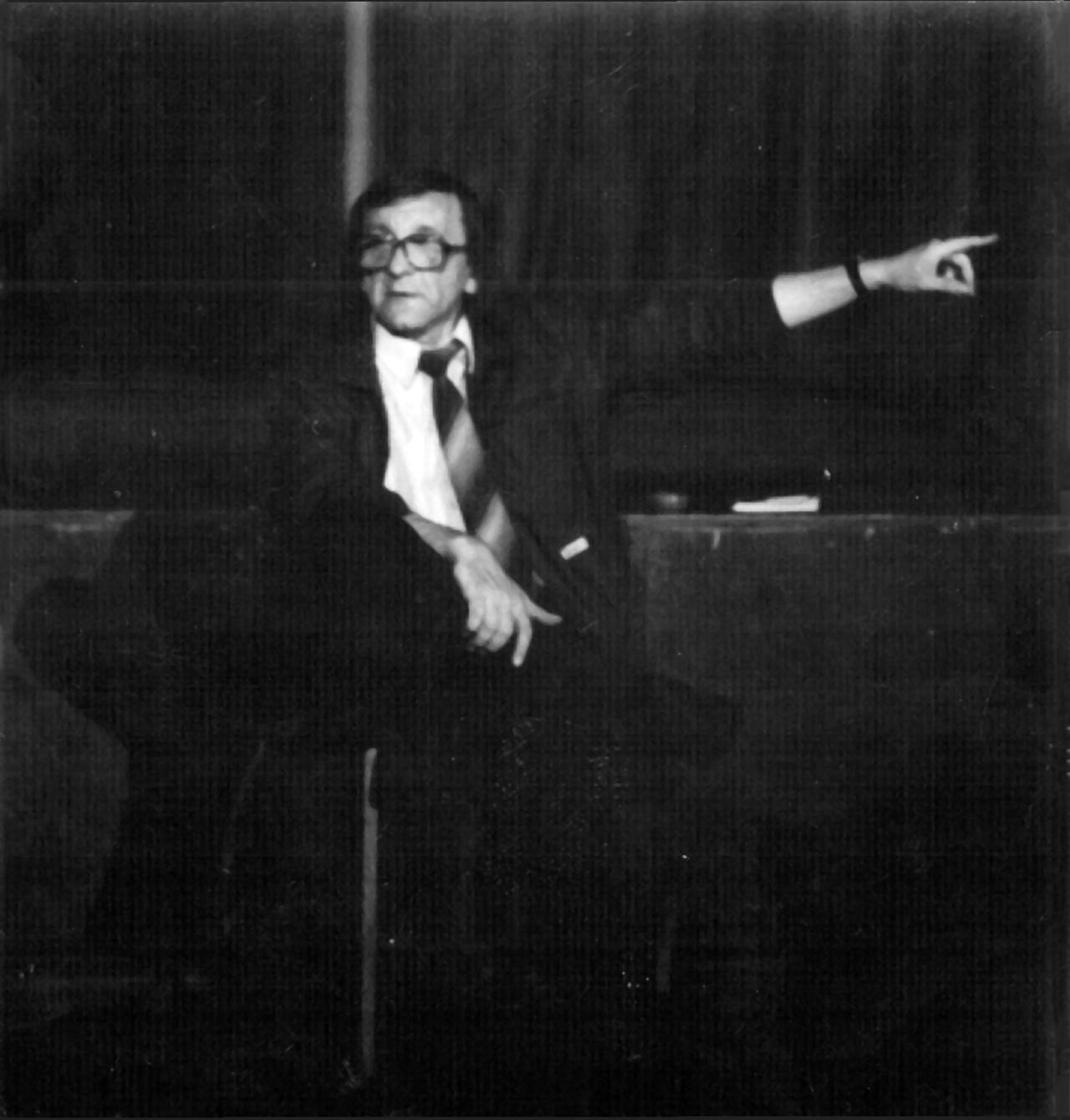 Анатолій Гугнин під час репетиції