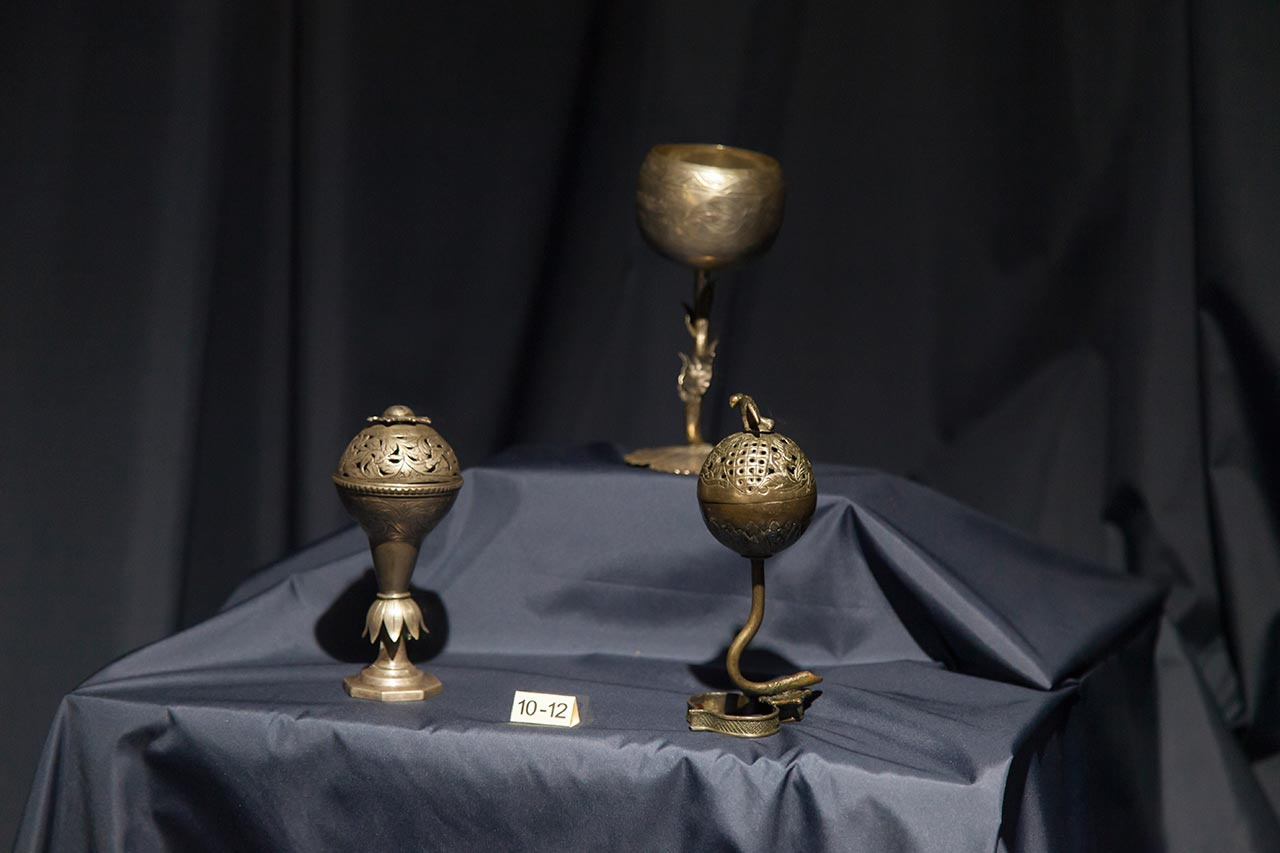 Експозиція виставки "Реліквії єврейського світу Галичини"