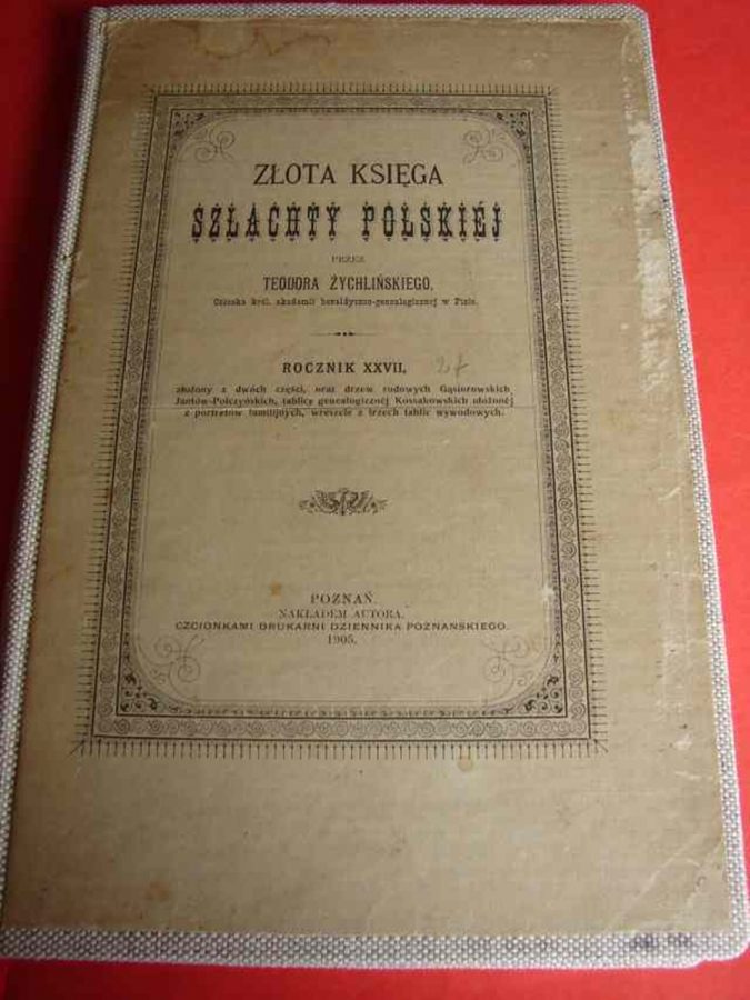 Теодор Жихлінський «Złota księga szlachty polskiej»