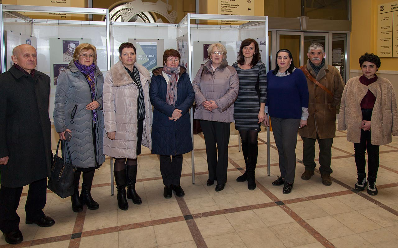 Відкриття виставки "Поштова марка в проектах студентських робіт відділу графічного дизайну"