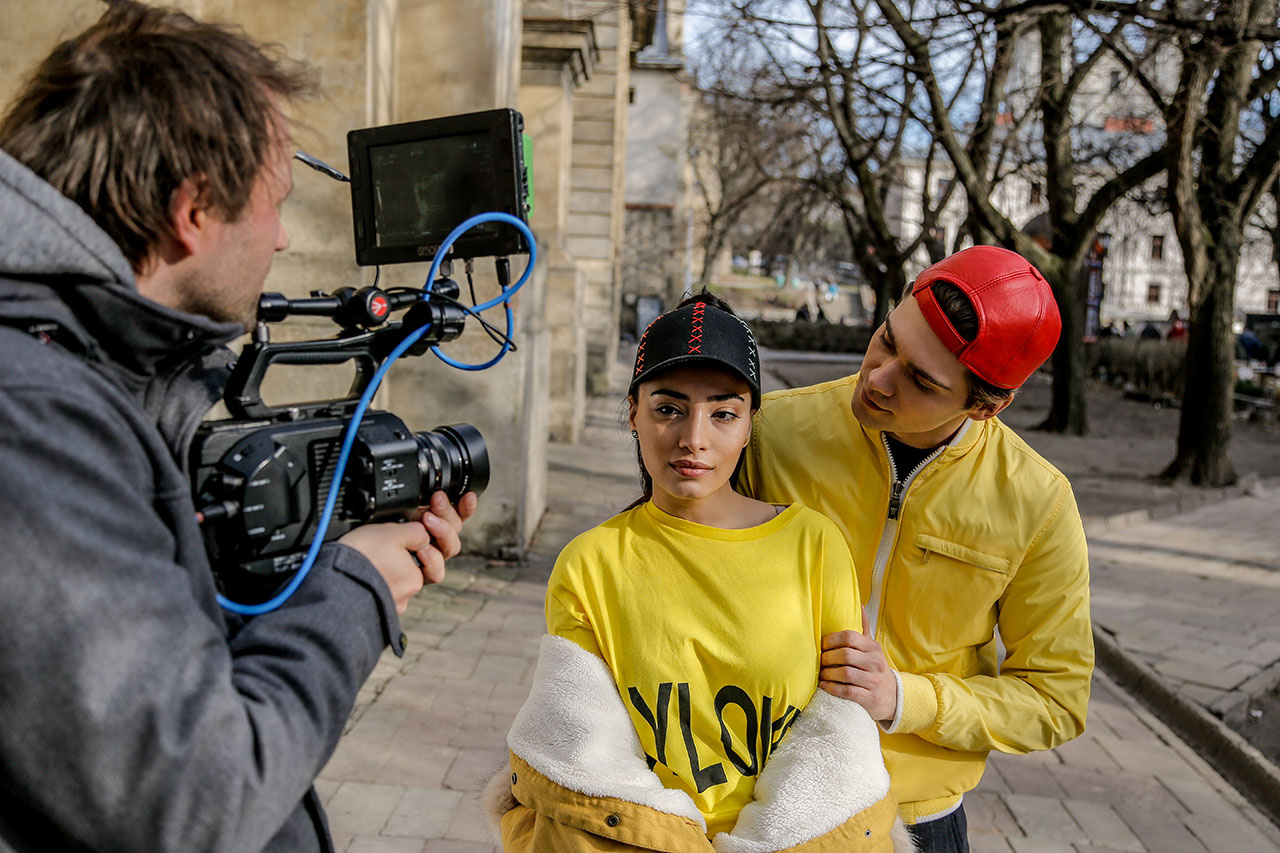 Зйомки кліп співачки Самри Рагімлі на пісню Hypnotized у Львові