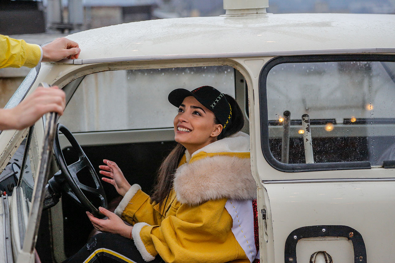 Зйомки кліп співачки Самри Рагімлі на пісню Hypnotized у Львові