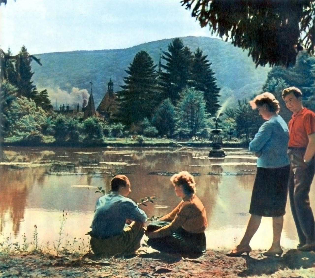 Санаторій «Карпати». Фотограф Микола Федорович Козловський.