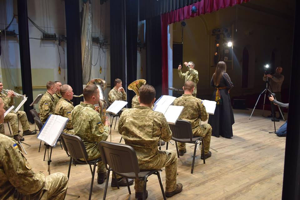 Зйомки кліпу на пісню «Герої не гинуть, герої живуть у піснях»