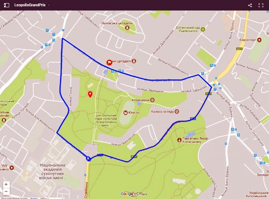 Карта траси