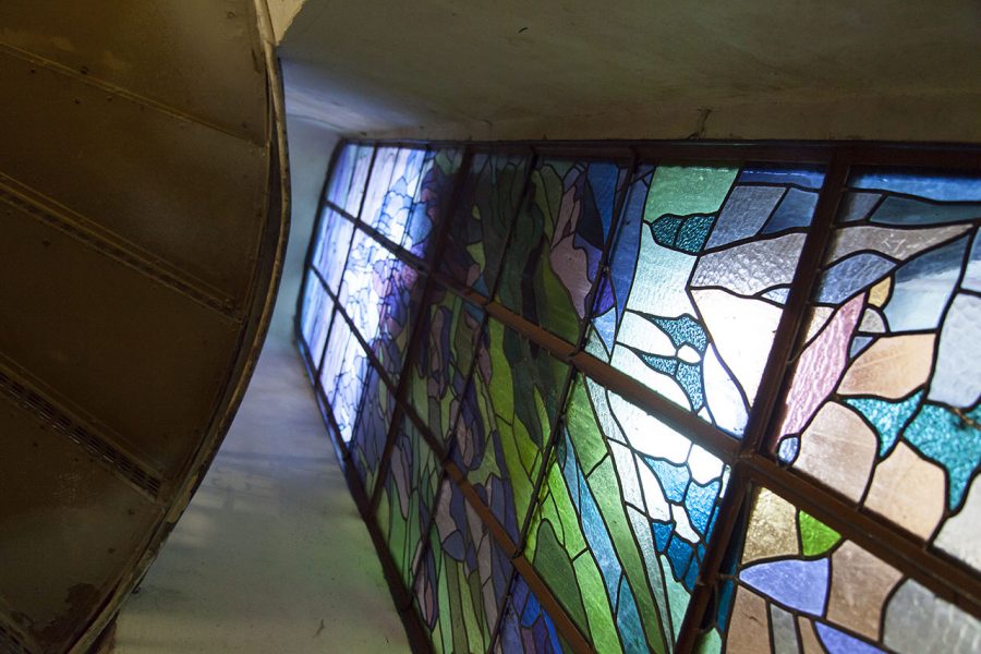 Вітраж у будинку по вул. Герцена, 6, 2018 р.